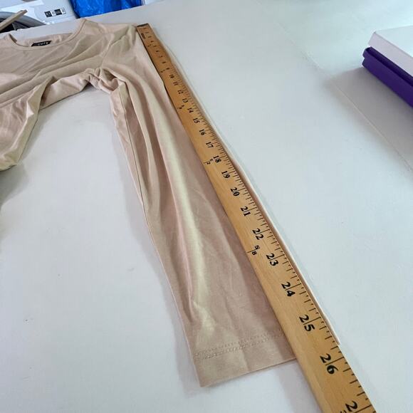 Cuts Clothing NEW Mens Curve-Hem T-Shirt Sz XL Long Sleeve Mountain Mist Soft - Picture 8 of 9